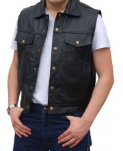 JTS 503 Leather Waistcoat